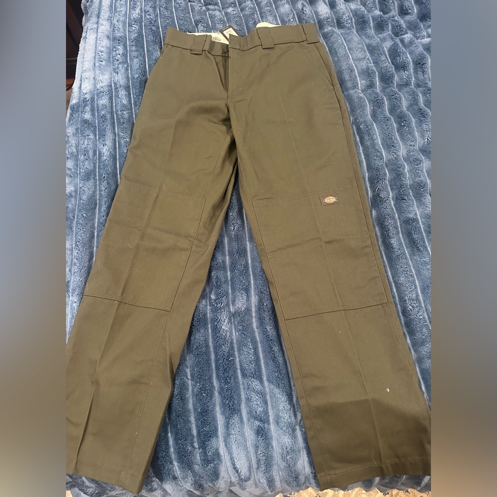Dickies Men's Olive Green Pants